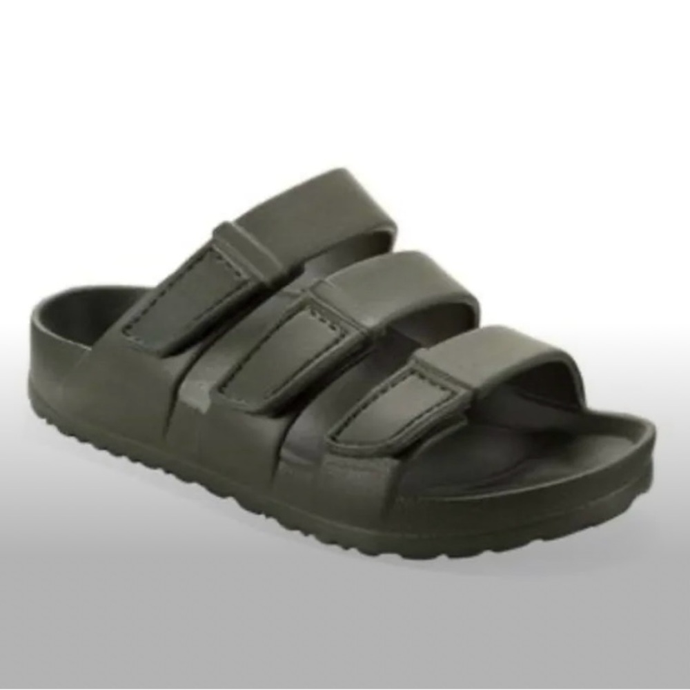 Toddler Boys Sun + Stone Slip On Sandals- Green - Macys Brand